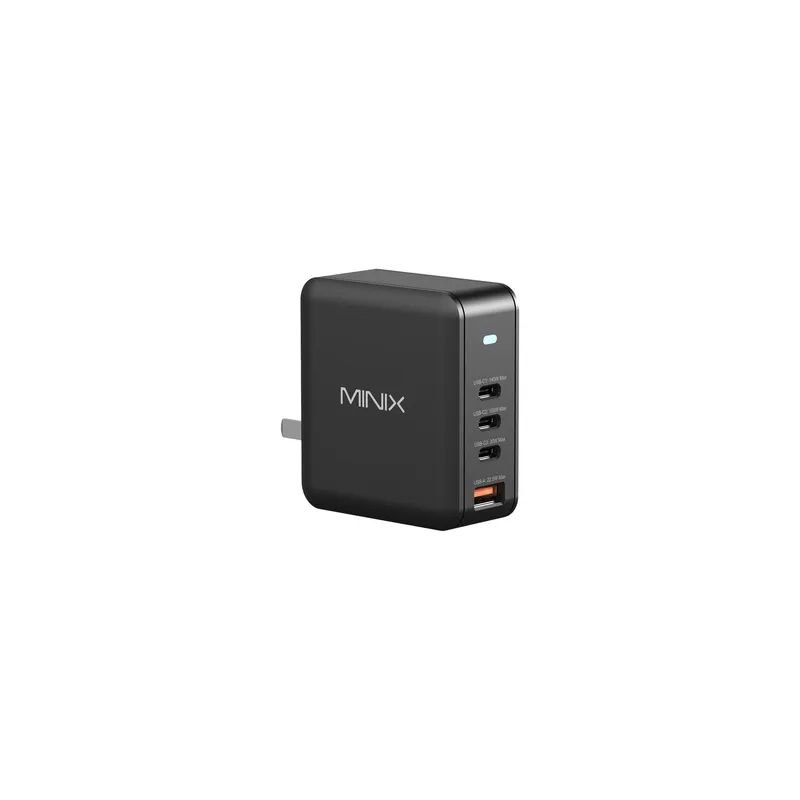 Minix P165 GaN Wall Charger with 3x USB-C and 1x USB-A Ports